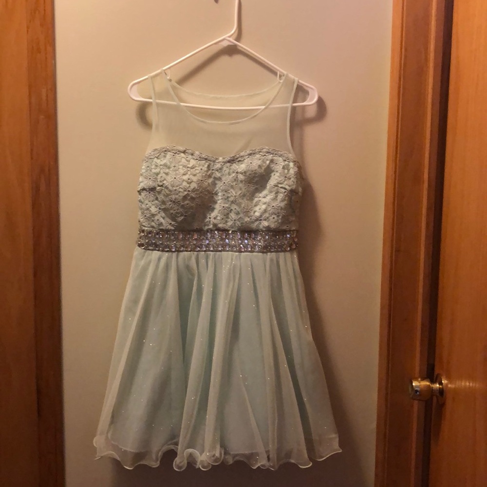 Short Mint Colored Dress